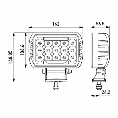 Projecteur longue portée Valuefit 450 12/24V_1