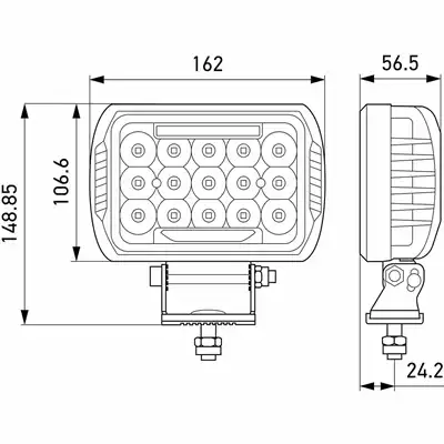 LED-Fernscheinwerfer Valuefit 450 12/24V_2