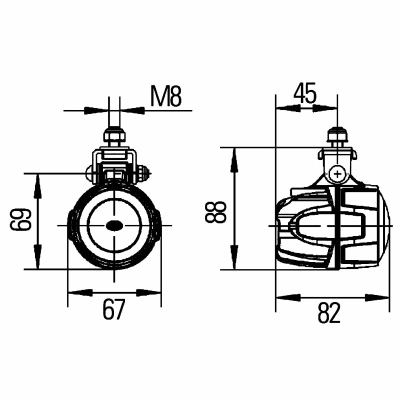 Arbeitsscheinwerfer Modul 50 12/24V_2