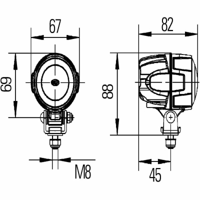 Arbeitsscheinwerfer Modul 50 12/24V_4