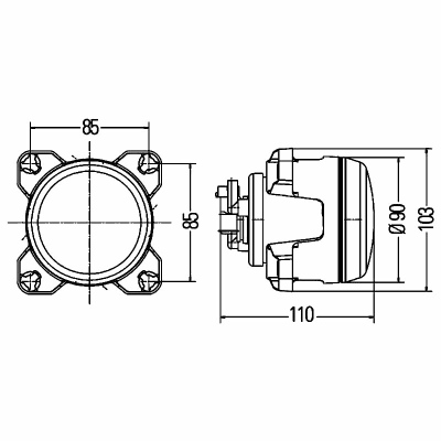 Faro da lavoro Modul 90 12V_2