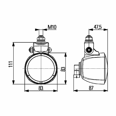 Projecteur de travail Modul 70 12V_2