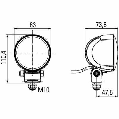 Projecteur de travail Modul 70 Gen. III 12/24V_5