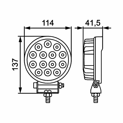 Faro da lavoro Valuefit R2200 12/24V_5