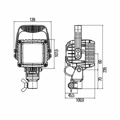 Faro da lavoro Power Beam 3000 12/24V_0