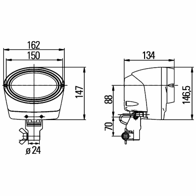 XenonArbeitsscheinwerfer Oval 100 Integral 24V_0