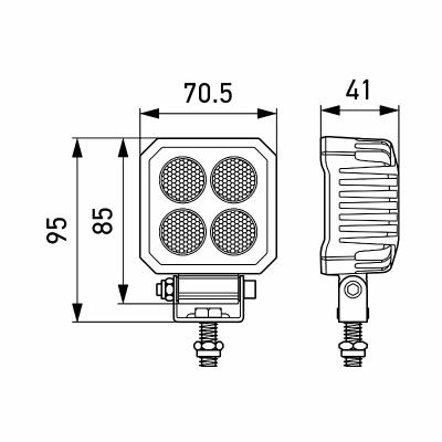 Faro da lavoro Valuefit TS1700 12/24V_6