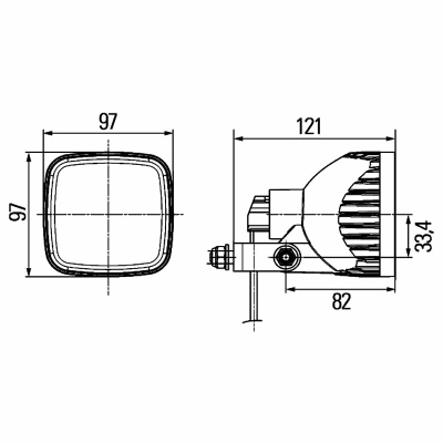 Projecteur de travail Eco 21 24V_1