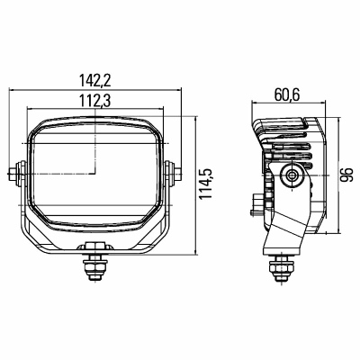 Faro da lavoro Power Beam 1000 12/24V_1