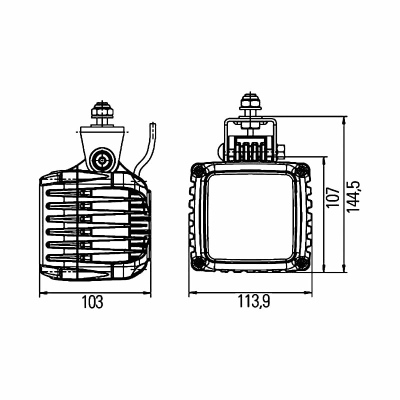 Faro da lavoro Power Beam 2000 12/24V_1