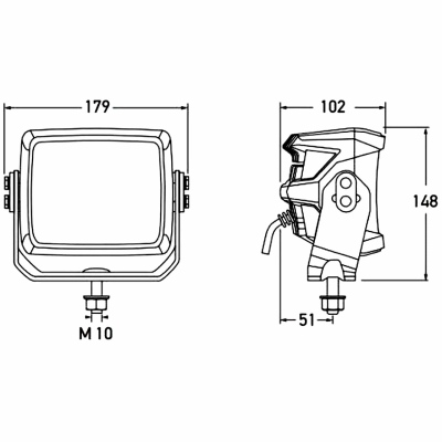 Faro da lavoro RokLUME 380N 24V_4