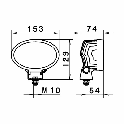 Projecteur de travail Oval 100 Gen. II 12/24V_2