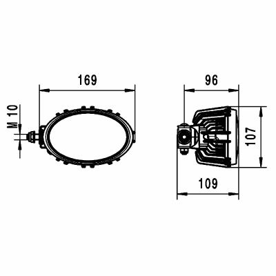 Projecteur de travail Oval 100 Compact 12/24V_2