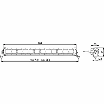 Faro da lavoro Valuefit Lightbar LBX720_2