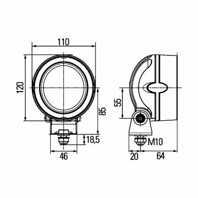 Faro da lavoro Mega Beam Gen. IV 12/24V_3