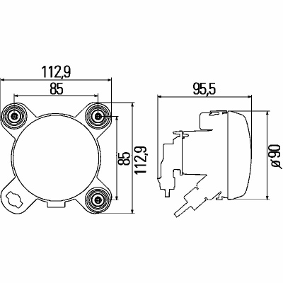 Projecteur principal Performance 12V_5