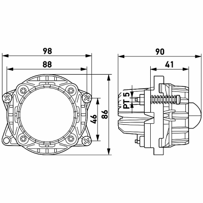 Projecteur longue portée Modul 60 12V_1