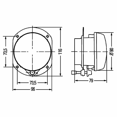 Fendinebbia Dynaview Evo2 destra_1