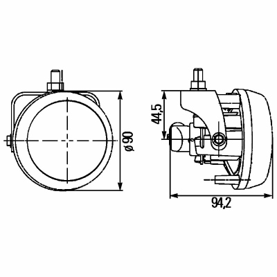 Kit fendinebbia Dynaview Evo2 12V_4