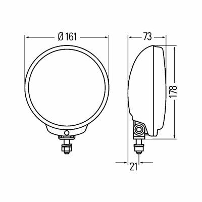 Projecteur antibrouillard Comet 500 12/24V_3