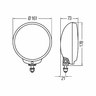 Projecteur antibrouillard Comet 500 12V_2