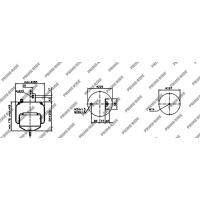 Soufflet à air et avec piston en acier, Prime-Ride