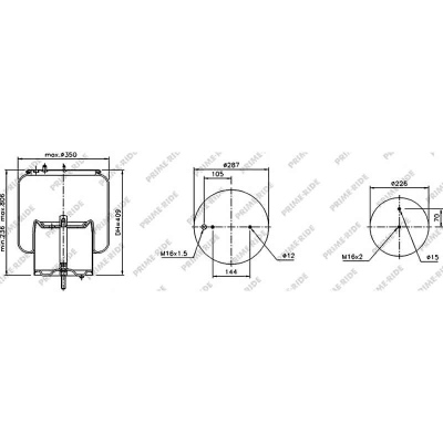 Soufflet à air et avec piston en acier, Prime-Ride_0