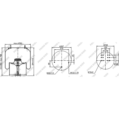 Soufflet à air et avec piston en acier, Prime-Ride_0