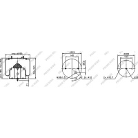 Soufflet à air et avec piston en acier, Prime-Ride
