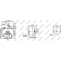 Soufflet à air et avec piston en acier, Prime-Ride