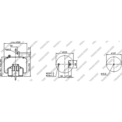 Soufflet à air et avec piston en acier, Prime-Ride_0