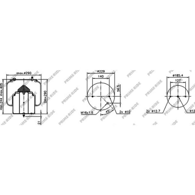 Soufflet à air et avec piston en acier, Prime-Ride_0