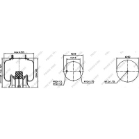 Soffietto d'aria con pistone plastica, Prime-Ride