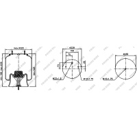 Soffietto d'aria con pistone plastica, Prime-Ride