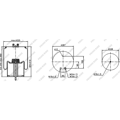 Soufflet à air et avec piston en acier, Prime-Ride_0