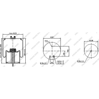 Soufflet à air et avec piston en acier, Prime-Ride