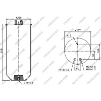 Soufflet à air et avec piston, Prime-Ride