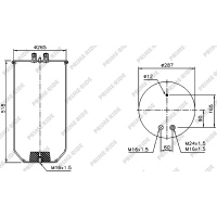 Soufflet à air et avec piston, Prime-Ride