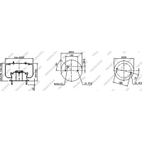 Soufflet à air avec piston en acier, Prime-Ride