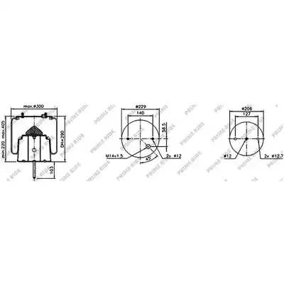 Soffietto d'aria con pistone acciaio, Prime-Ride_0