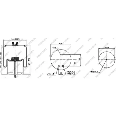 Soufflet à air et avec piston en acier, Prime-Ride_0