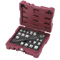 Coffret de douilles Basic-Line, 3/8", 19pcs.