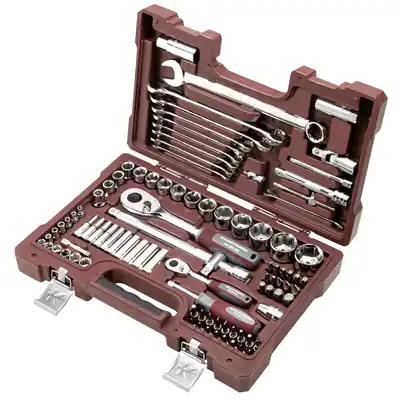 Coffret de douilles, ¼"+½", 93pcs. KRAFTWERK_0