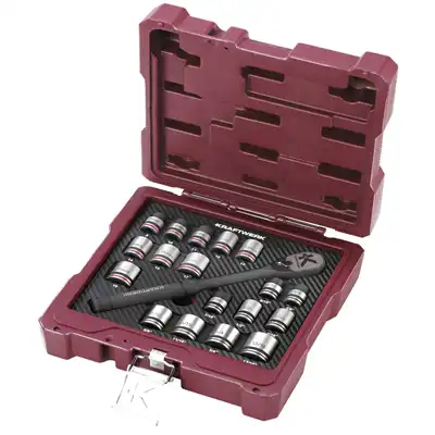 Steckschlüssel-Satz metrisch & Zoll, 3/8", 19-tlg._0