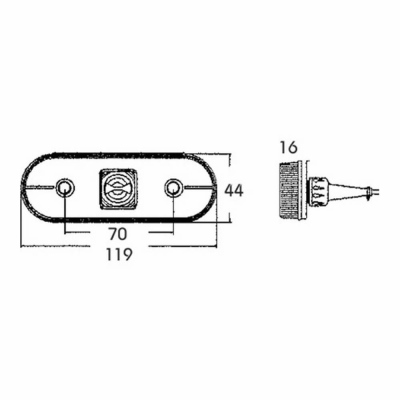 Fanale di posizione laterale LED UNIPOINT_1