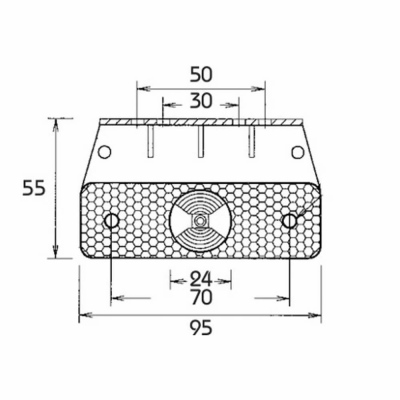 LED Seitenmarkierungsleuchte FLATPOINT Schutzgehäu_1