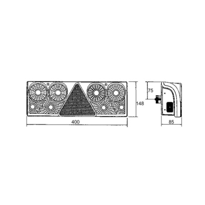 Fanale posteriore EUROPOINT II sinistro presa 7pol_4