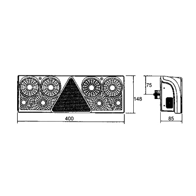 Schlussleuchte EURO-POINT II 24V re. 7-Pol ASS2.1_2