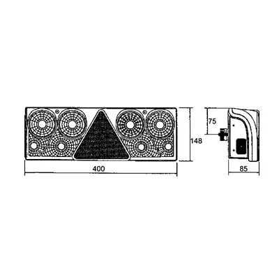 Schlussleuchte EURO-POINT II 24V re. 7-Pol ASS2.1_2
