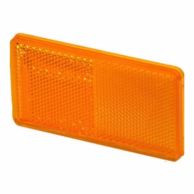 Catadioptre rectangulaire orange 105x55mm_0